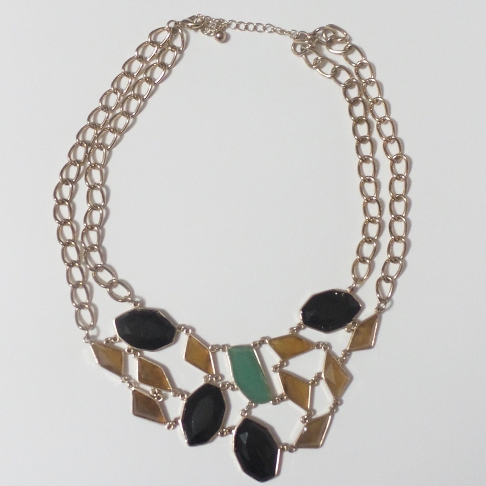 ✨2/$20 ◾️ Colour Block Statement Necklace